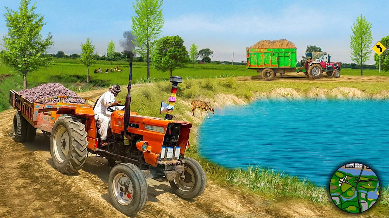 اسکرین شات 2 بازی Cargo Tractor Trolley Game 22