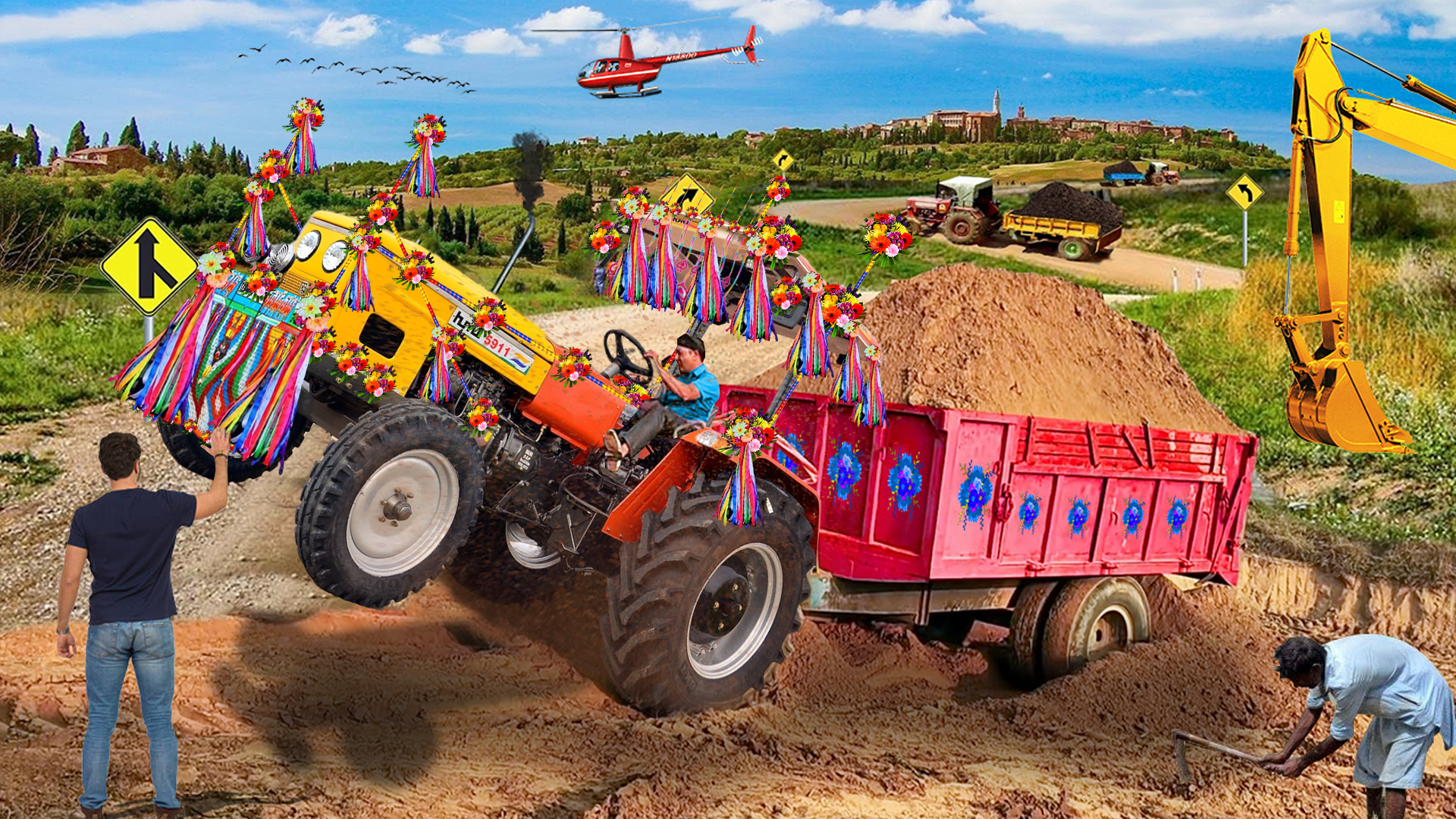 اسکرین شات 1 بازی Cargo Tractor Trolley Game 22