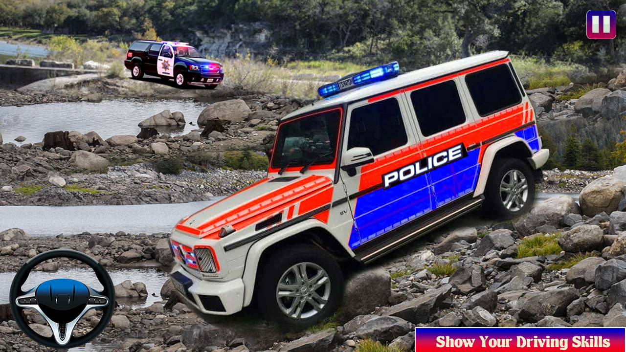 اسکرین شات 1 بازی Offroad Police Car Chase Game