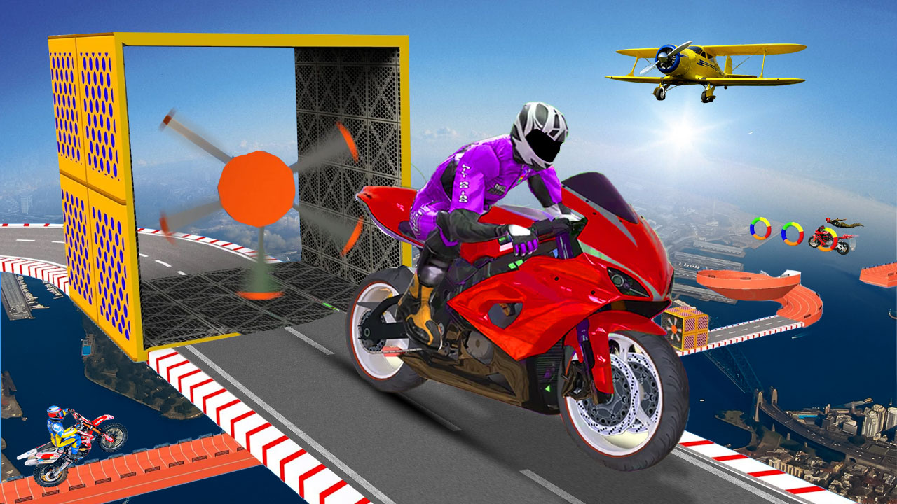اسکرین شات 4 بازی Bike Driving Simulator Game 3D