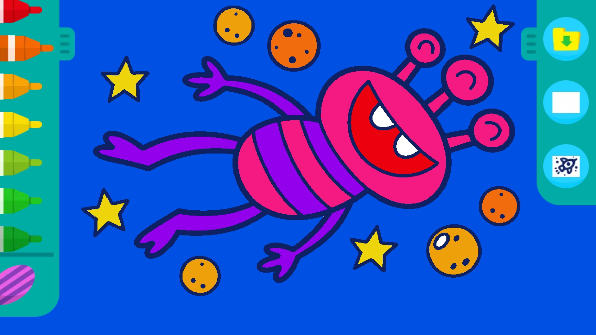 اسکرین شات 6 بازی Kiddos in Space - Kids Games