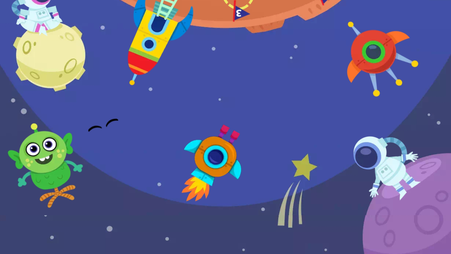 اسکرین شات 2 بازی Kiddos in Space - Kids Games