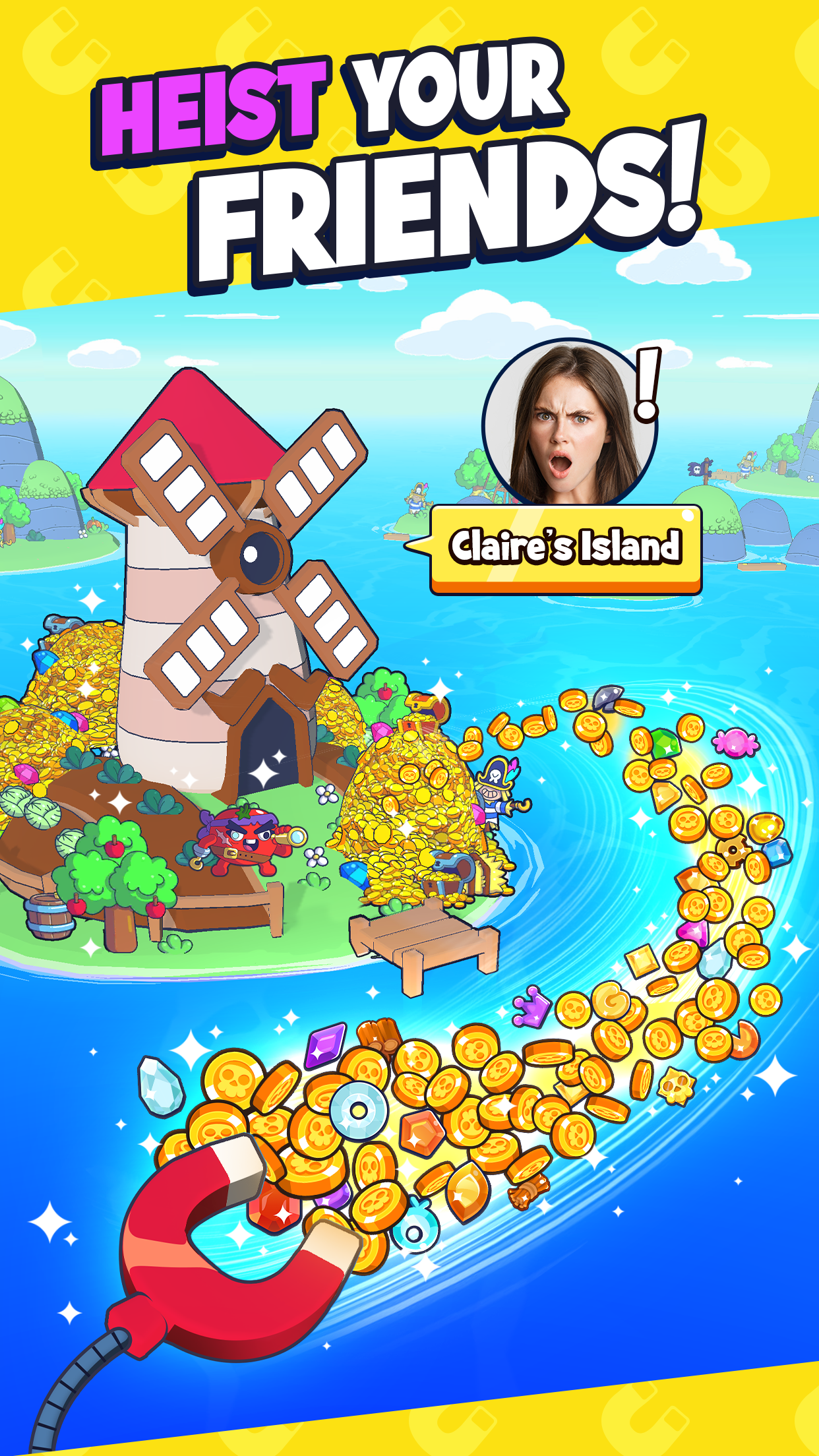 اسکرین شات 3 بازی Go Go Magnet: Fish & Merge