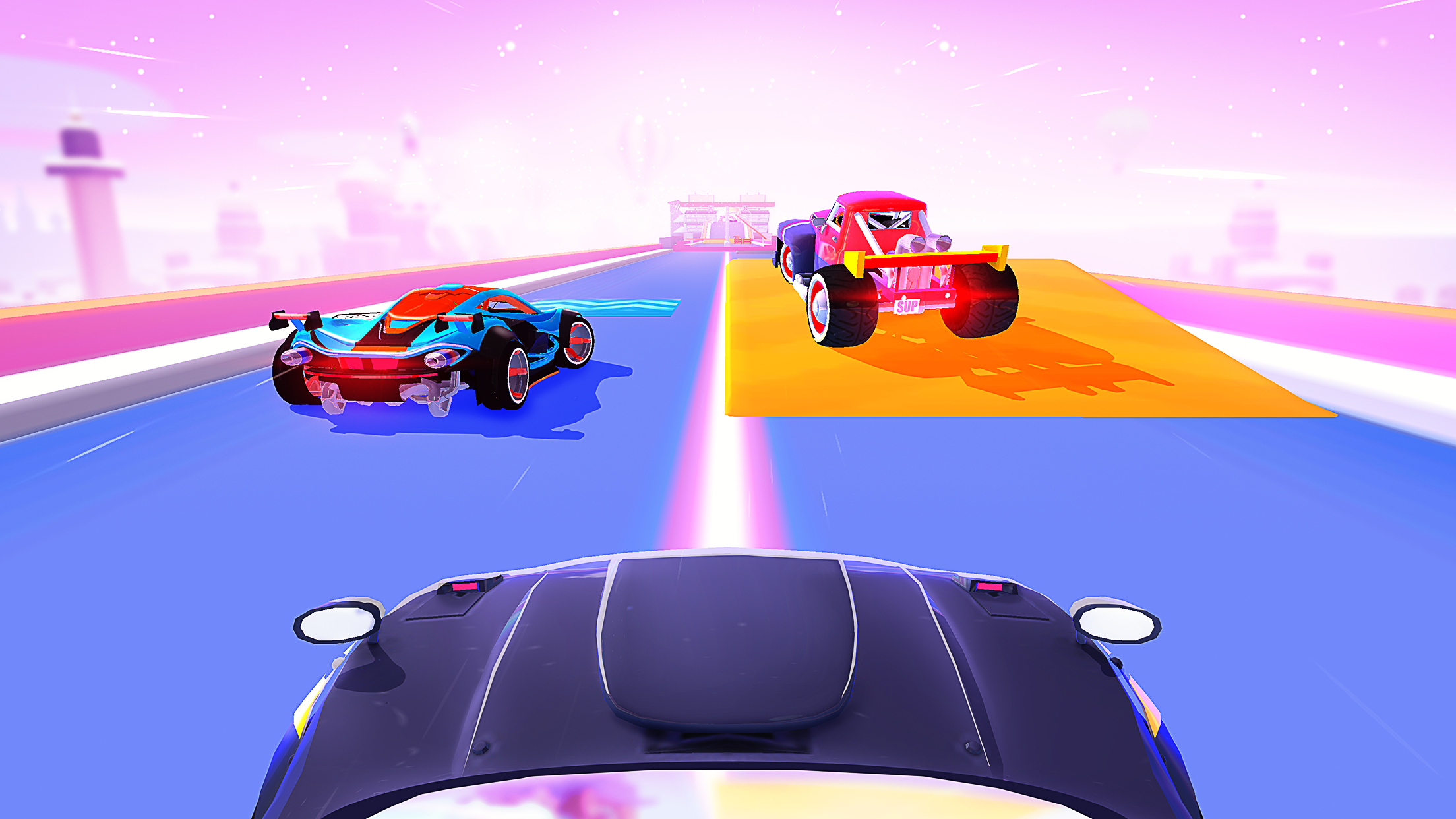 اسکرین شات 4 بازی SUP Multiplayer Racing Games