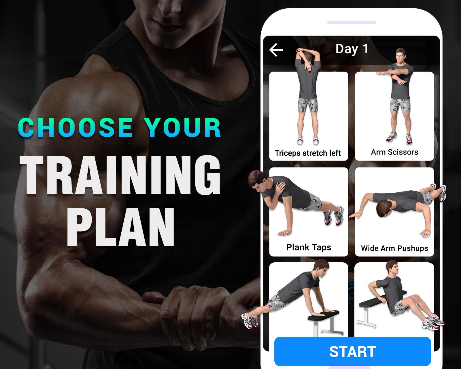 اسکرین شات 2 برنامه Arm Workout - Biceps at Home