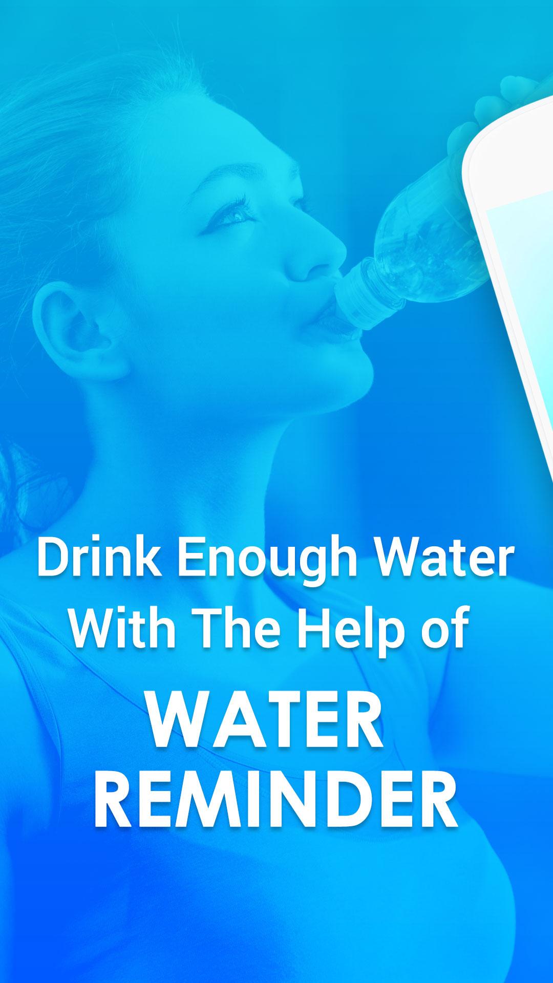 اسکرین شات 1 برنامه Drink Water Tracker & Reminder