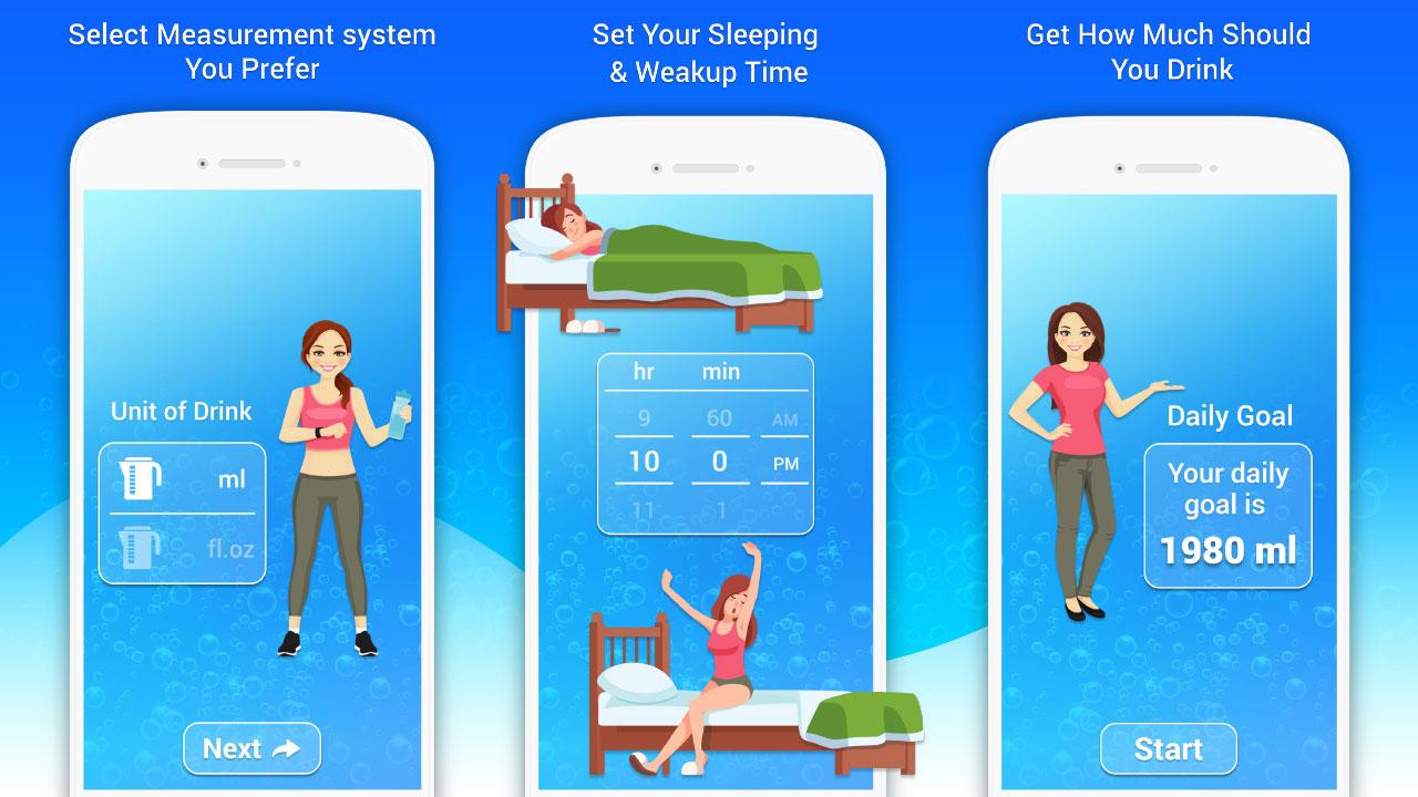 اسکرین شات 8 برنامه Drink Water Tracker & Reminder