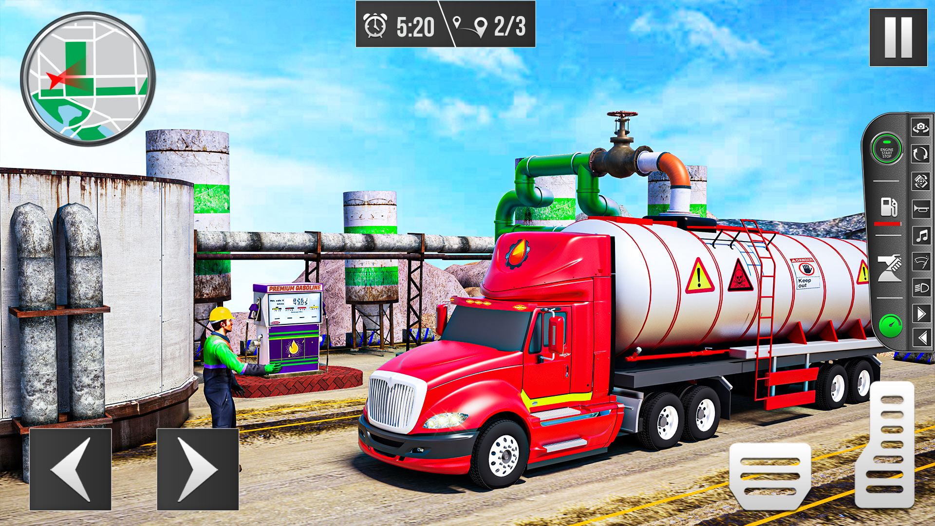 اسکرین شات 3 برنامه Truck Simulator : Truck Games
