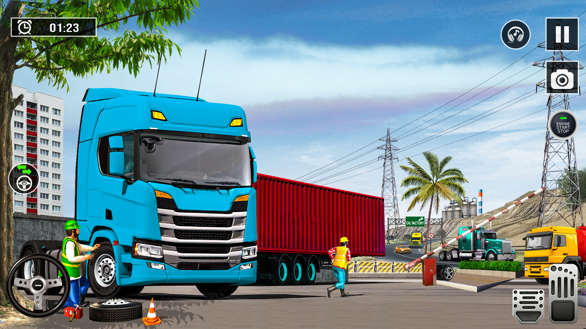 اسکرین شات 3 بازی Oil Tanker Truck: Driving Game