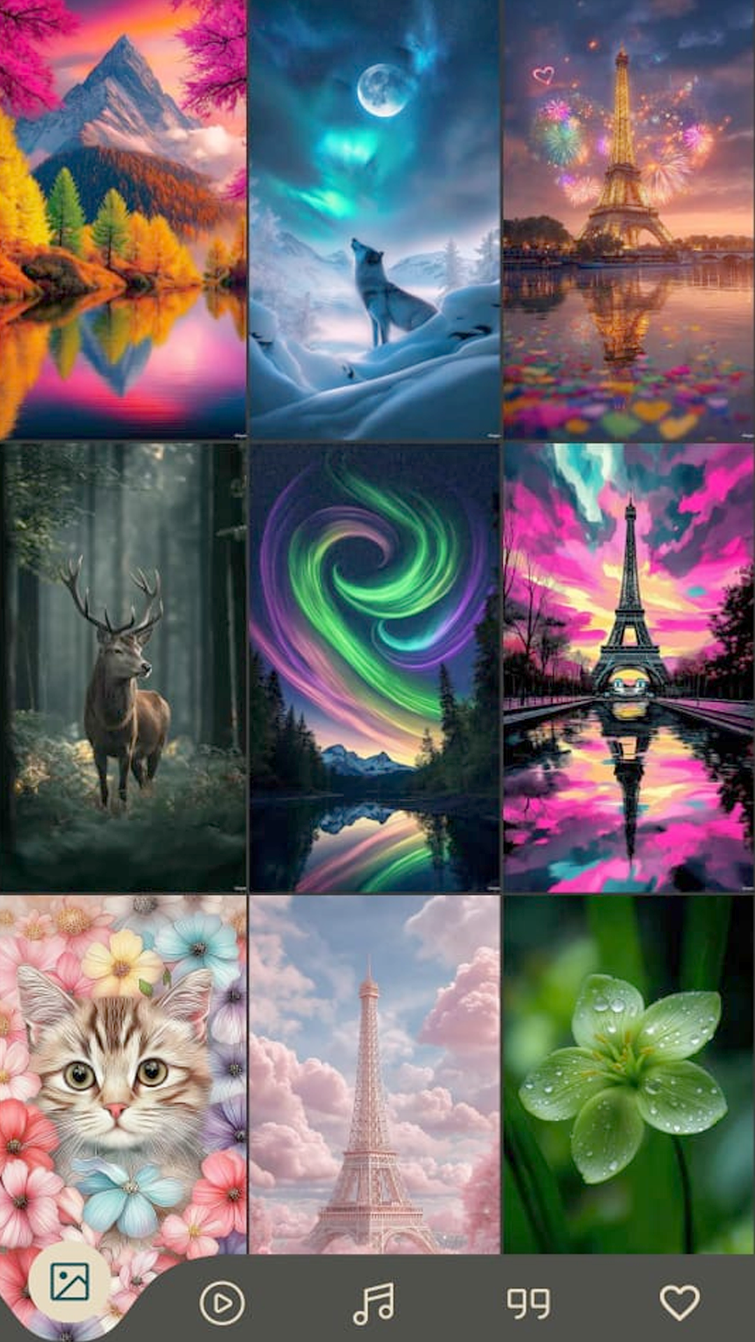 اسکرین شات 1 برنامه Pexii – Wallpapers & Ringtones