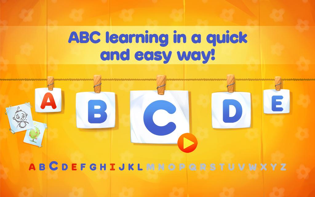 اسکرین شات 1 بازی ABC Alphabet! ABCD games!