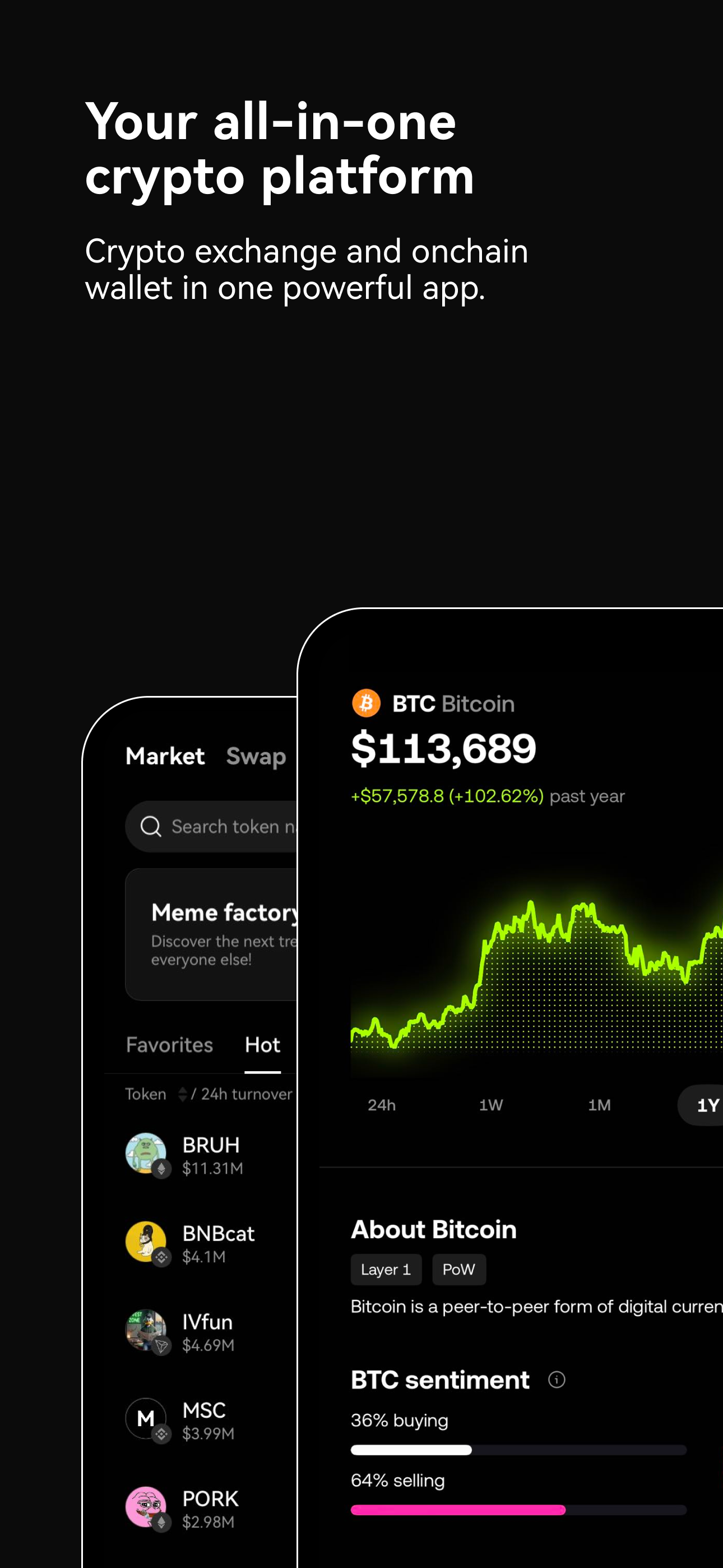 اسکرین شات 1 برنامه OKX: Buy Bitcoin BTC & Crypto