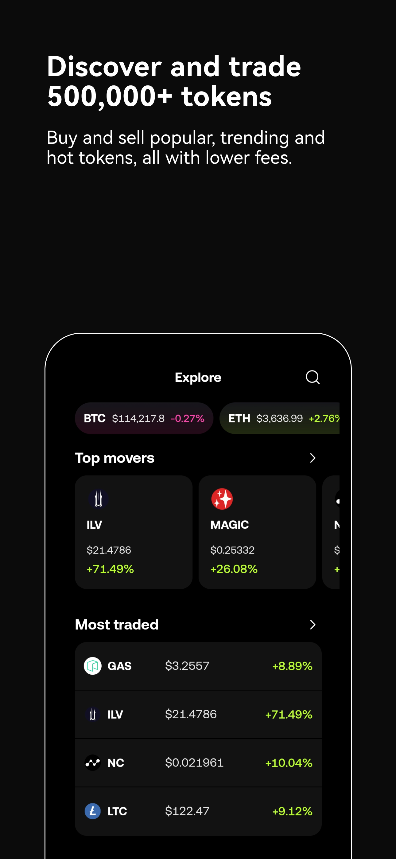 اسکرین شات 2 برنامه OKX: Buy Bitcoin BTC & Crypto