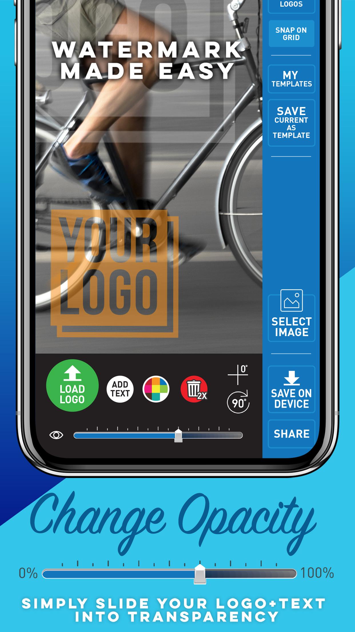 اسکرین شات 5 برنامه LogoLicious Add Your Logo App
