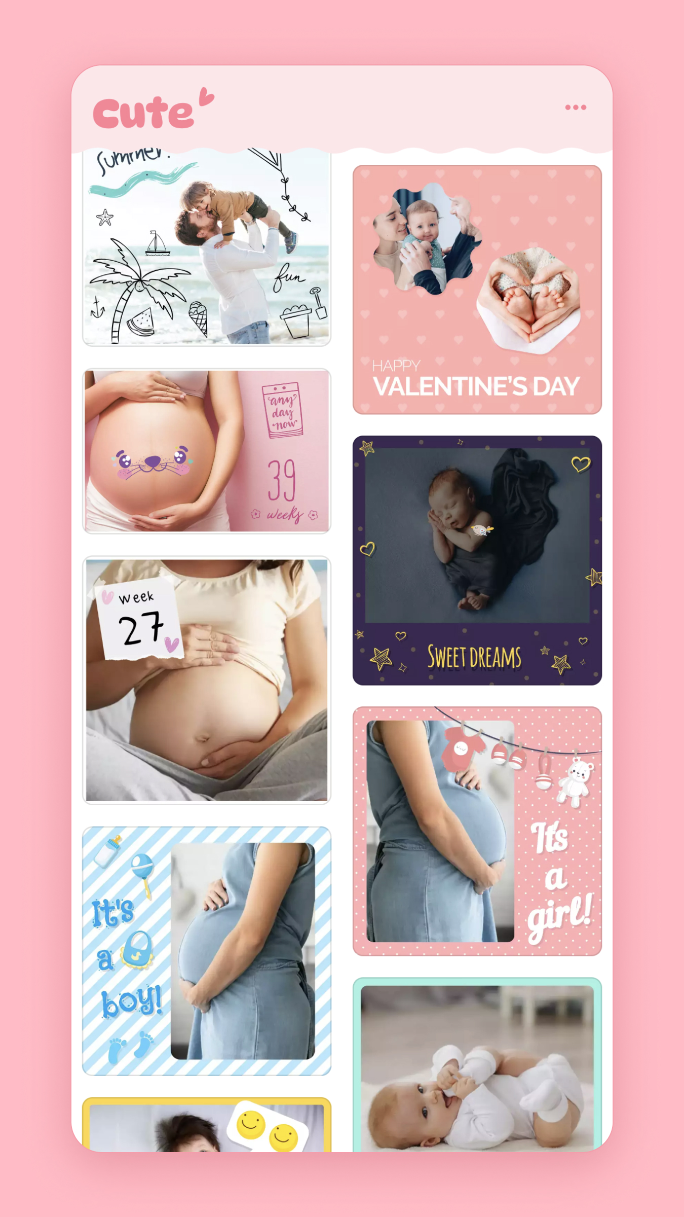 اسکرین شات 5 برنامه Baby Photo Editor