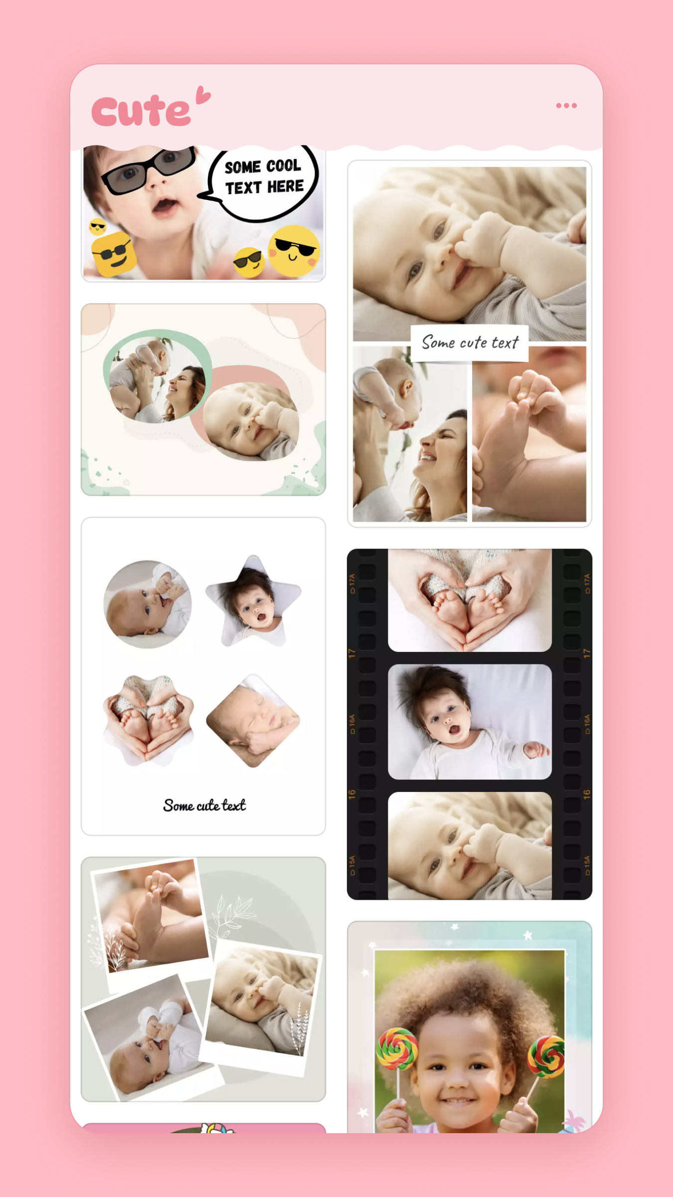 اسکرین شات 3 برنامه Baby Photo Editor: Frames
