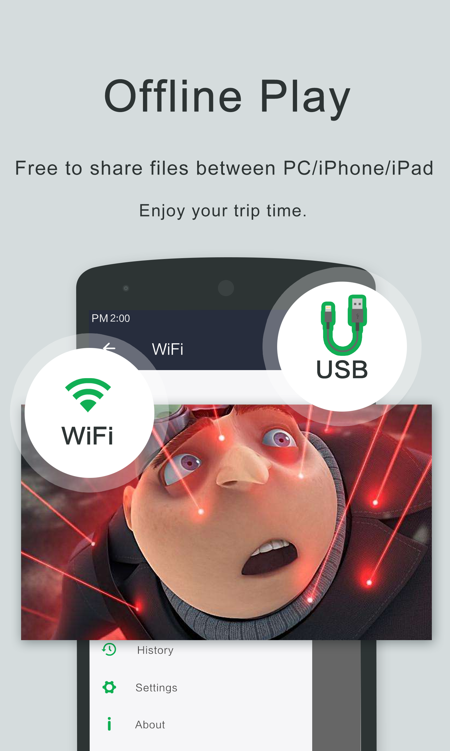 اسکرین شات 2 برنامه Video Player - OPlayer Lite