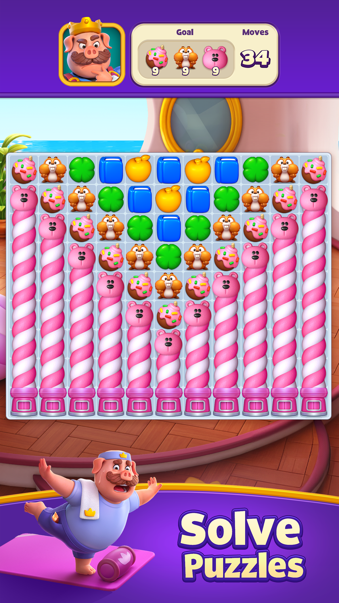 اسکرین شات 6 بازی Piggy Kingdom