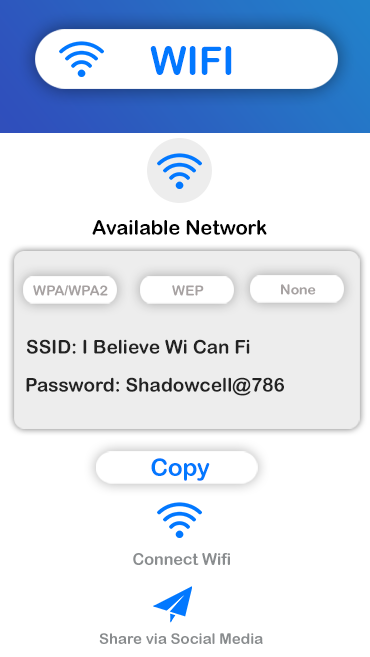 اسکرین شات 7 برنامه QR Code Scanner Wifi Password