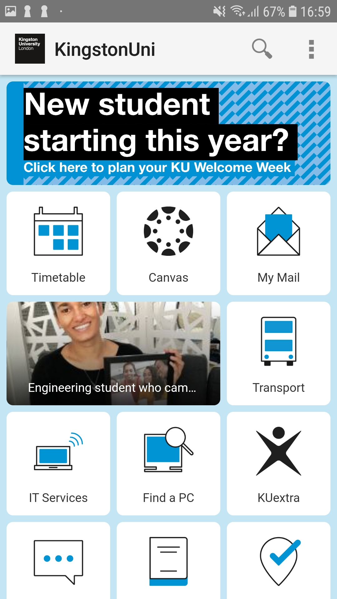 اسکرین شات 1 برنامه Kingston University