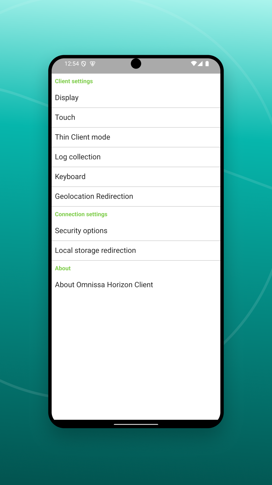 اسکرین شات 7 برنامه Omnissa Horizon Client