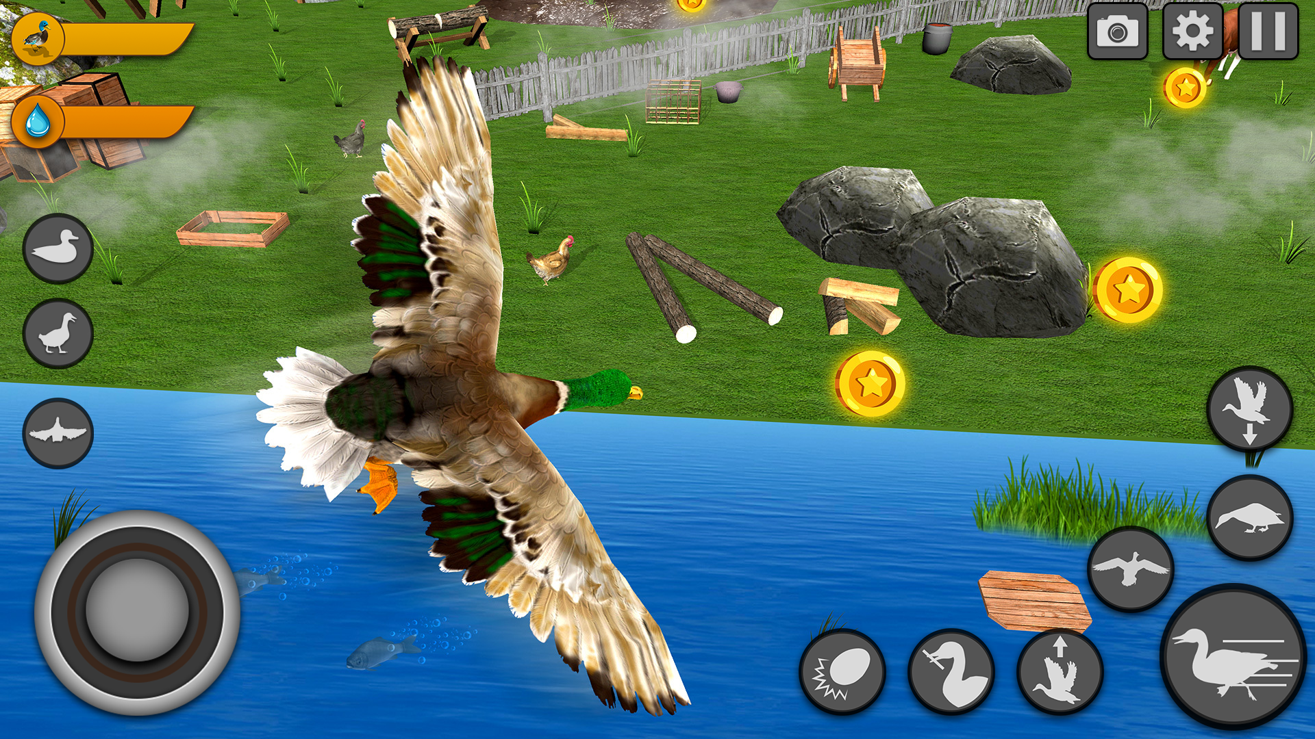 اسکرین شات 4 بازی Virtual Duck Family Game 3D
