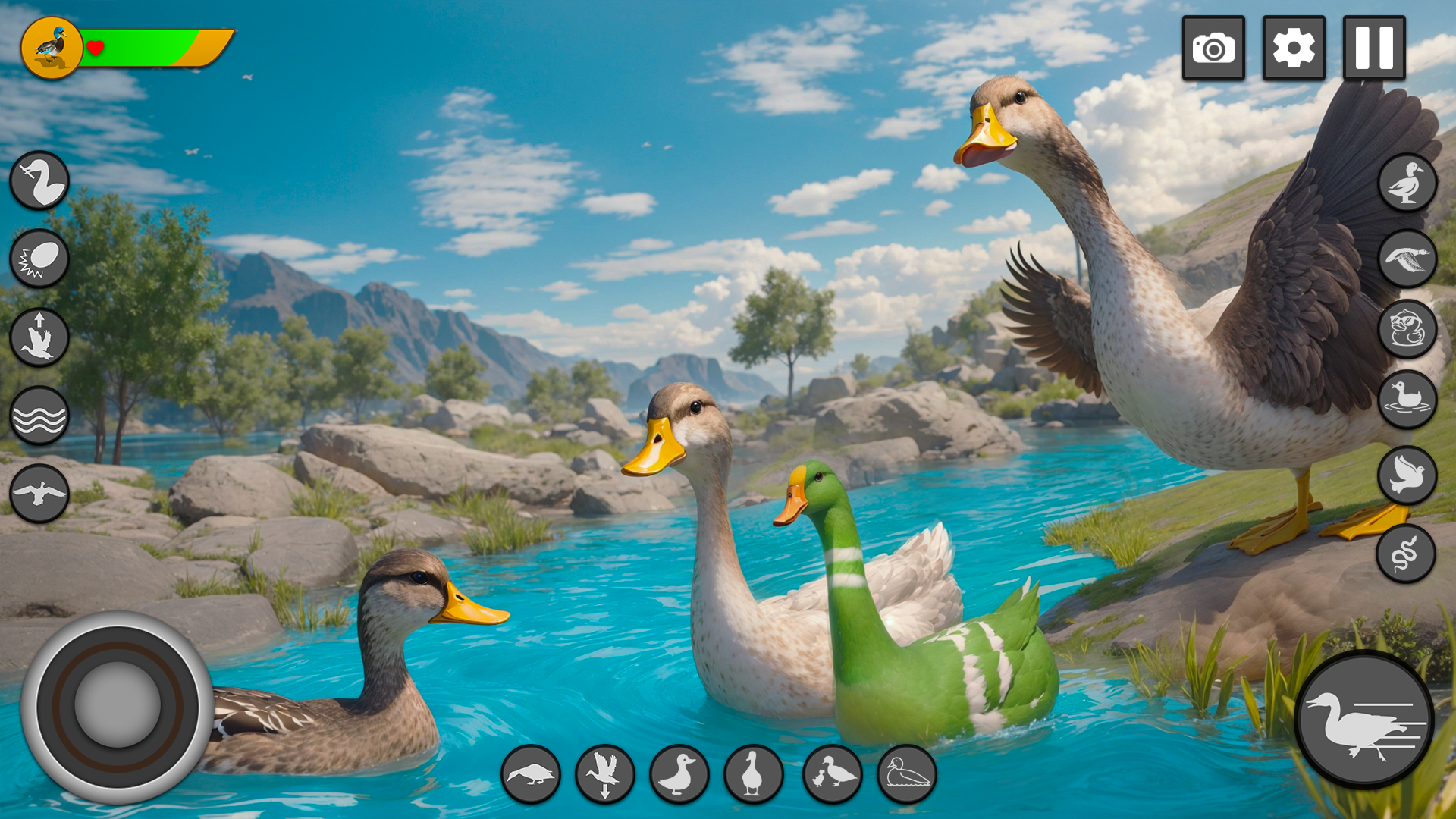 اسکرین شات 1 بازی Virtual Duck Family Game 3D