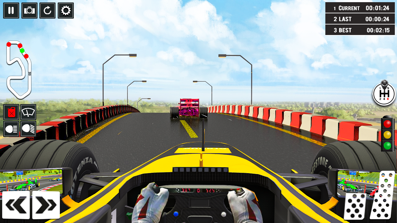 اسکرین شات 3 بازی Formula Racing-Real Car Racing