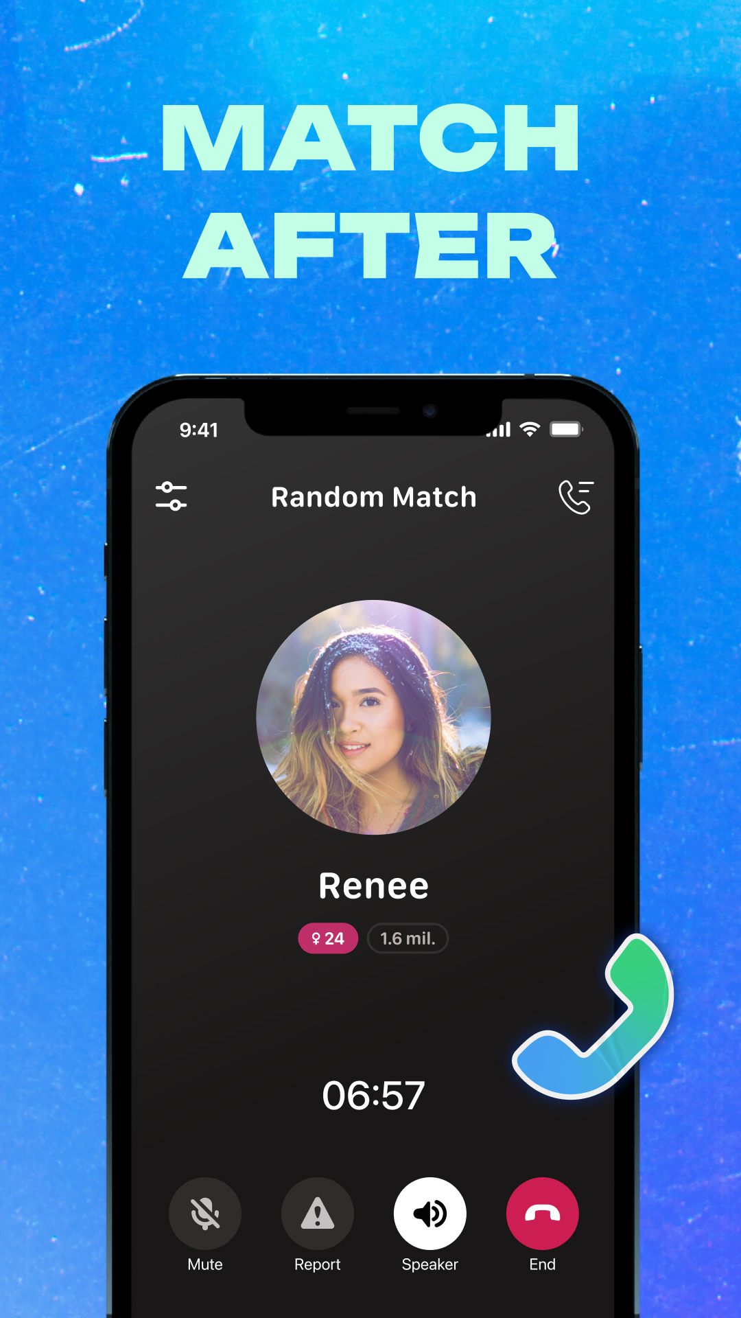 اسکرین شات 2 برنامه Goodnight: Voice Chat & Dating