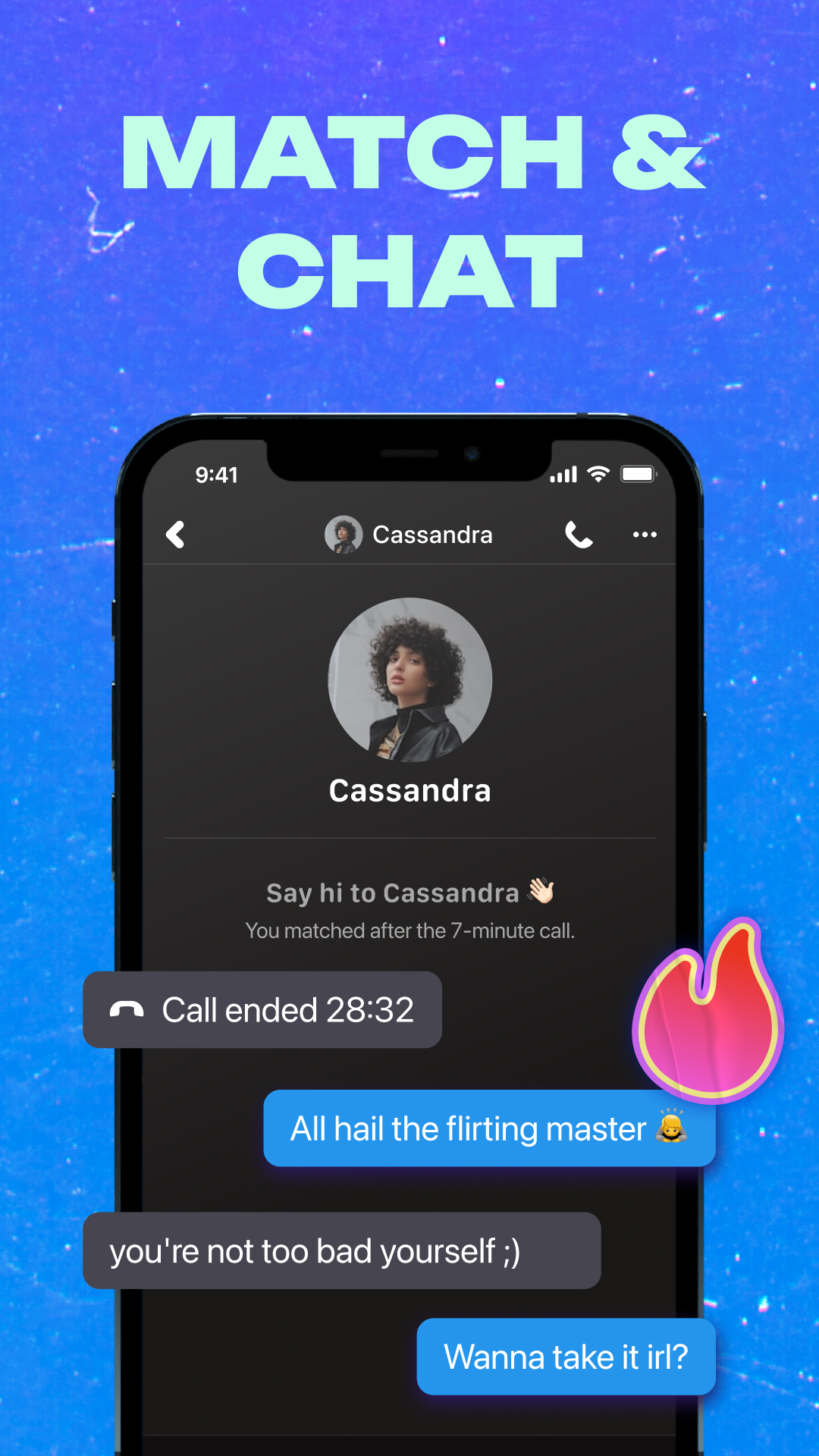 اسکرین شات 6 برنامه Goodnight: Voice Chat & Dating