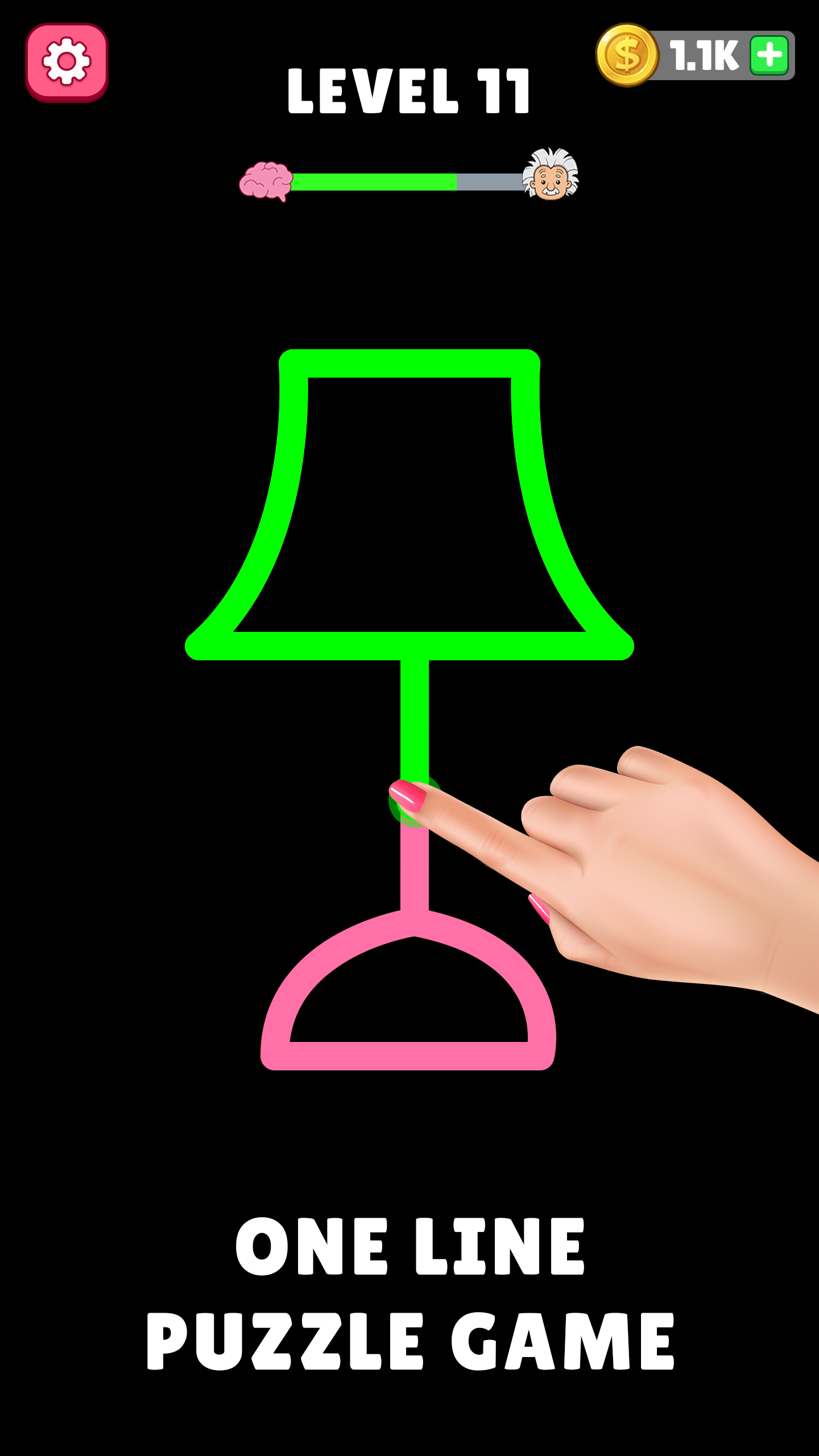 اسکرین شات 1 بازی Single Line Drawing Challenge