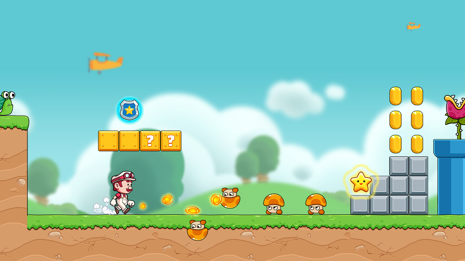 اسکرین شات 2 بازی Pop's World - Running game