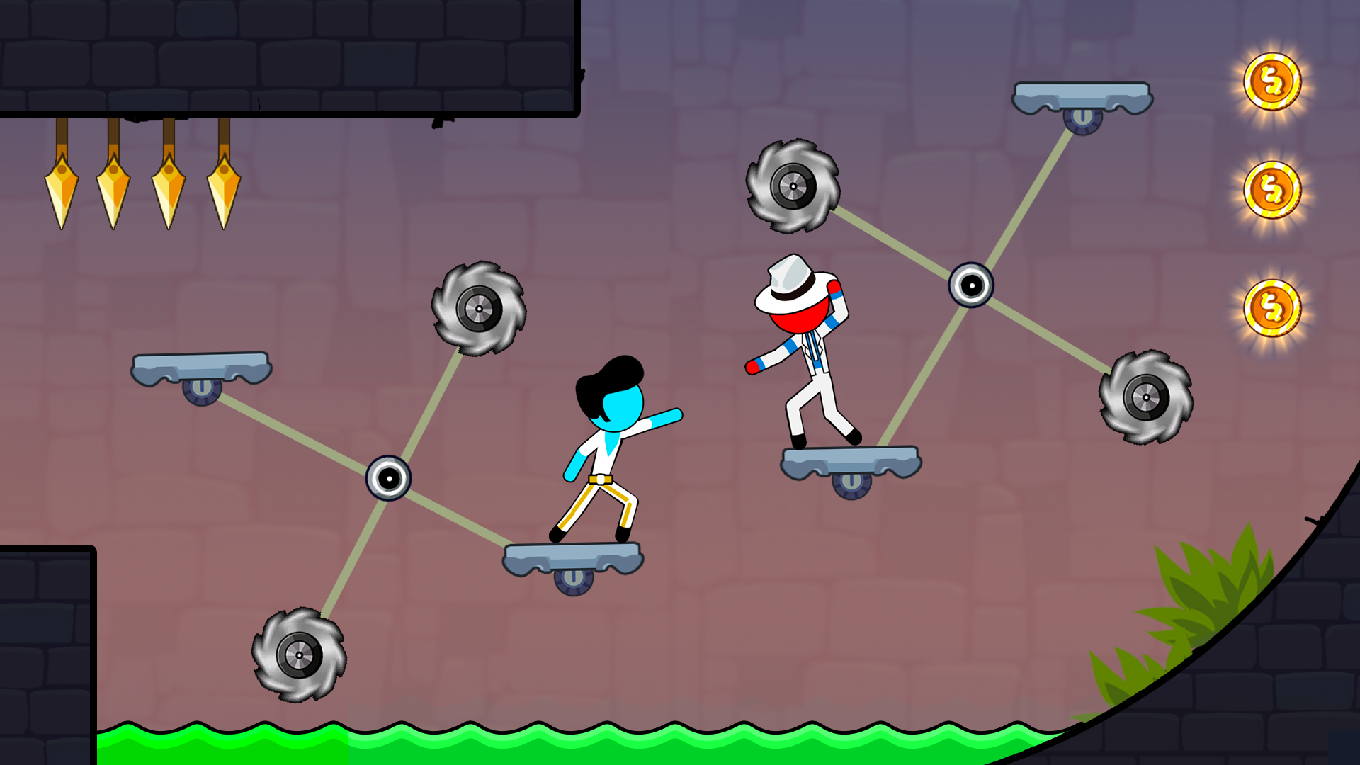 اسکرین شات 3 بازی Stick Red boy and Blue girl