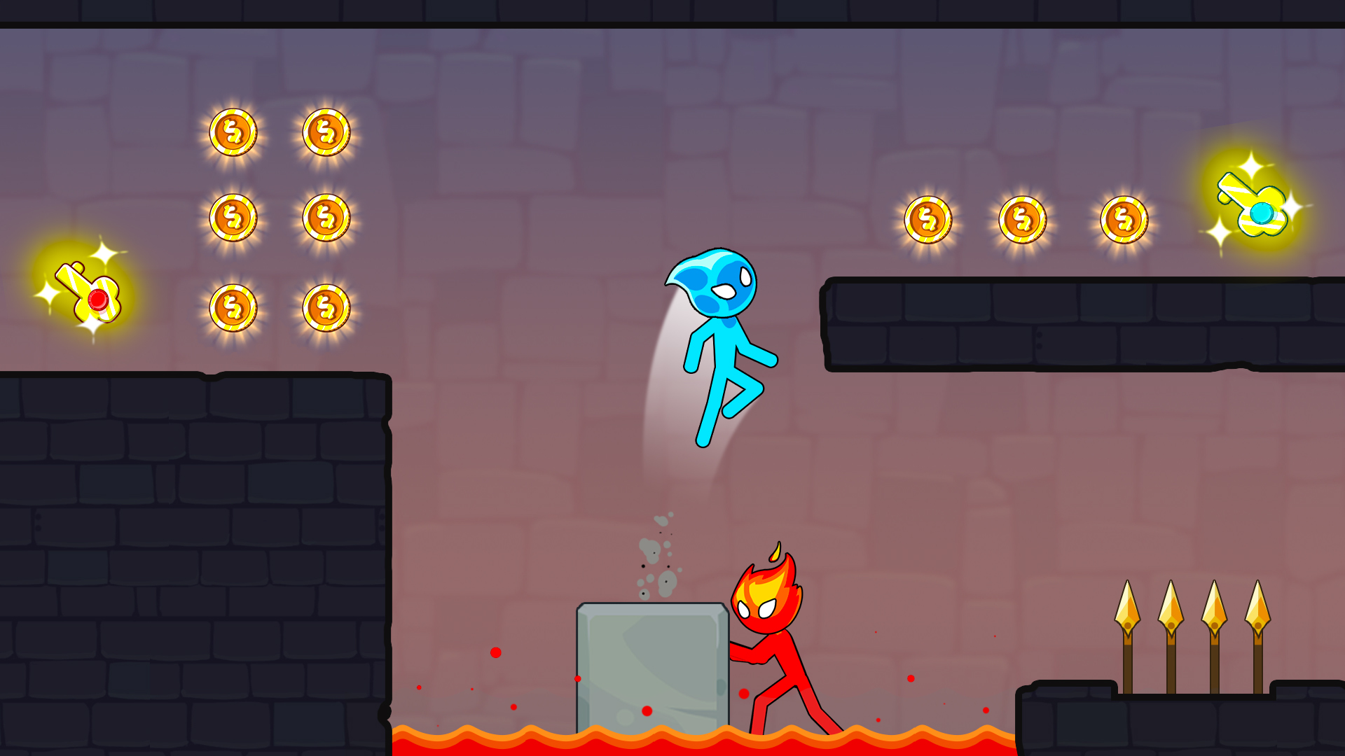 اسکرین شات 5 بازی Stick Red boy and Blue girl