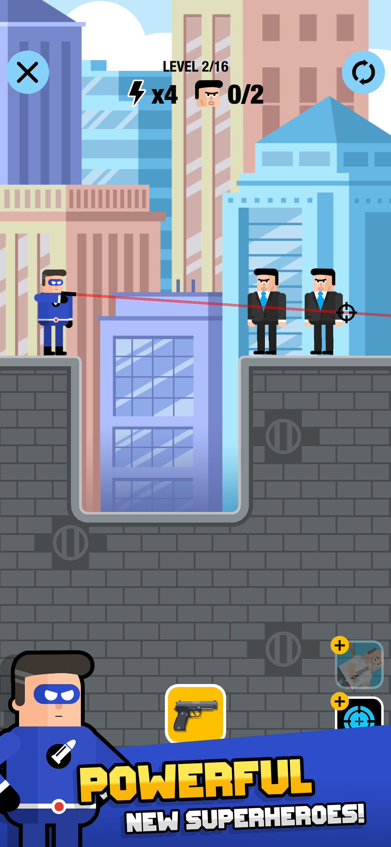 اسکرین شات 2 بازی The Superhero League 2