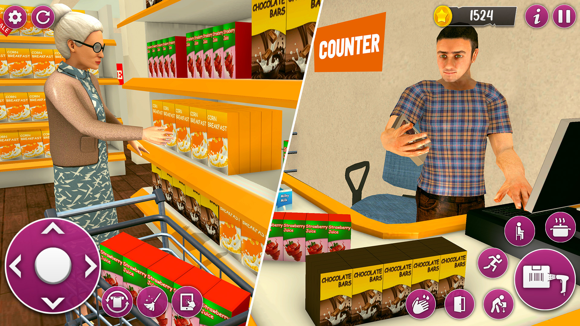 اسکرین شات 3 بازی Granny Simulator Grandma Games