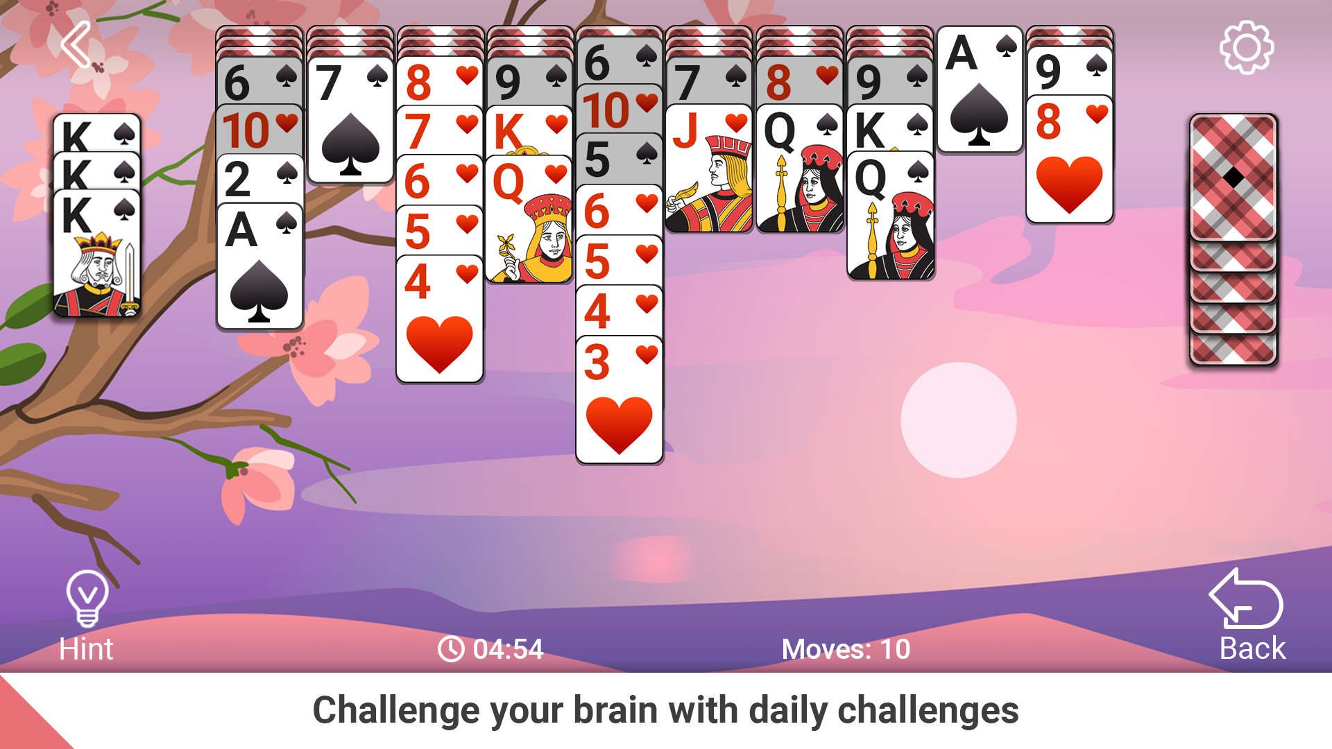 اسکرین شات 3 بازی Spider Solitaire