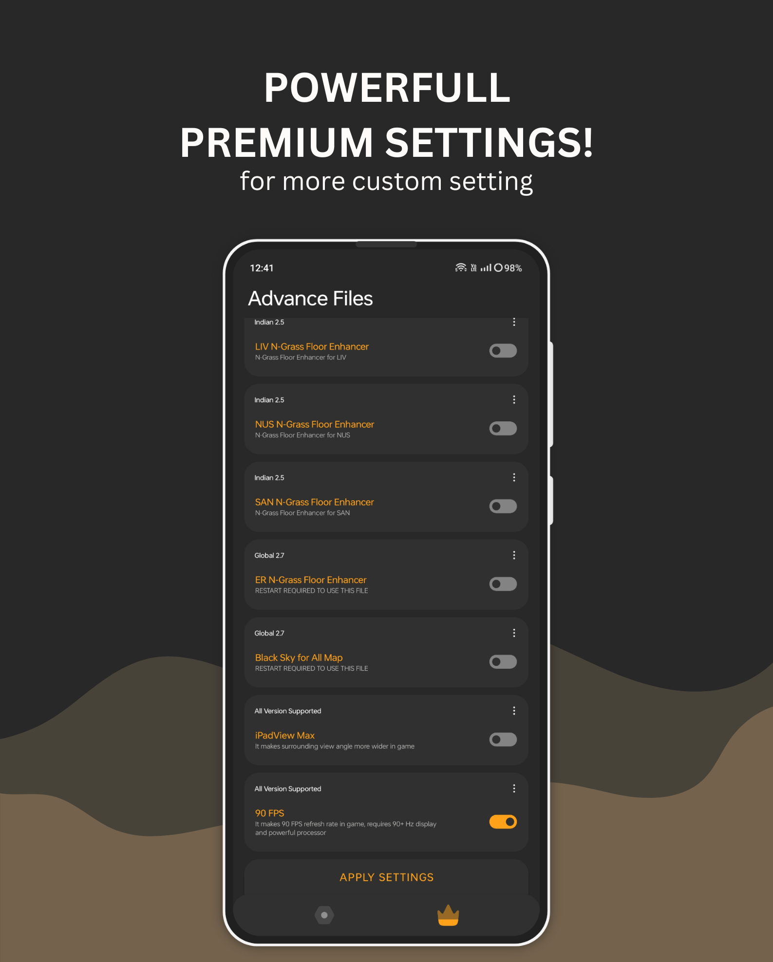 اسکرین شات 7 برنامه Battle GFX Tool - PUB & BGM
