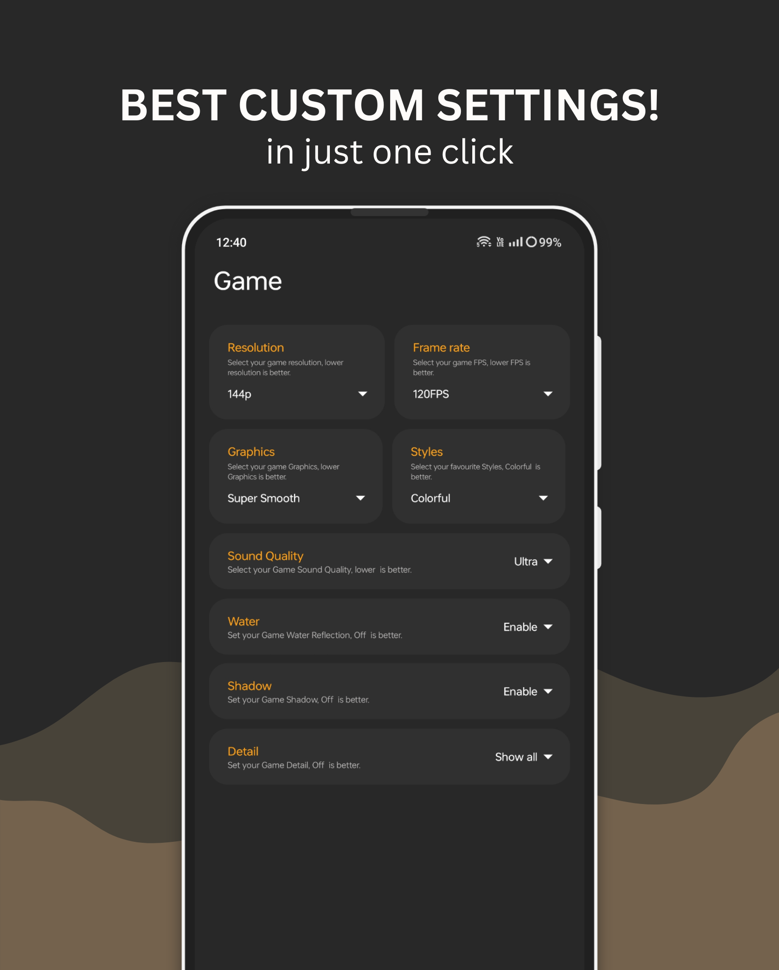 اسکرین شات 6 برنامه Battle GFX Tool - PUB & BGM