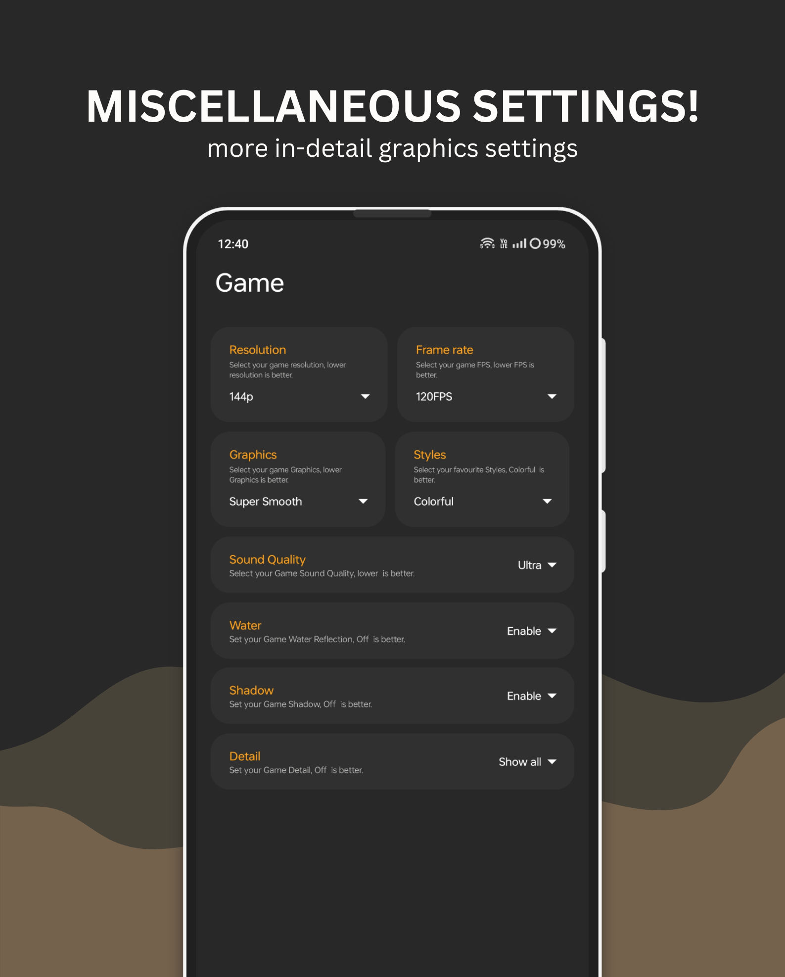 اسکرین شات 2 برنامه Battle GFX Tool - PUB & BGM