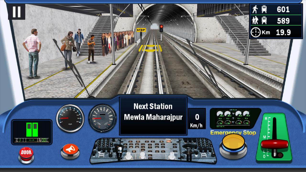 اسکرین شات 1 بازی DelhiNCR MetroTrain Simulator
