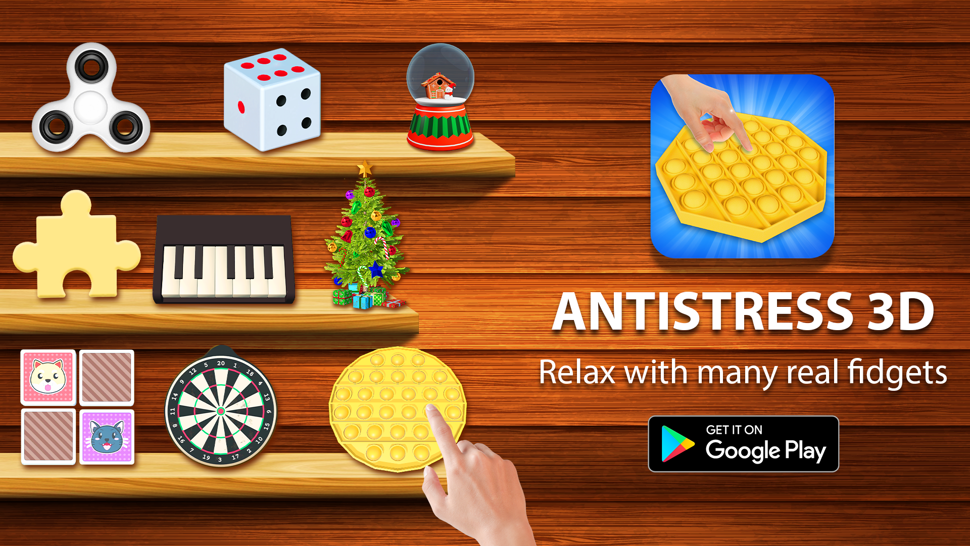 اسکرین شات 8 بازی Pop It Toys - Antistress Game