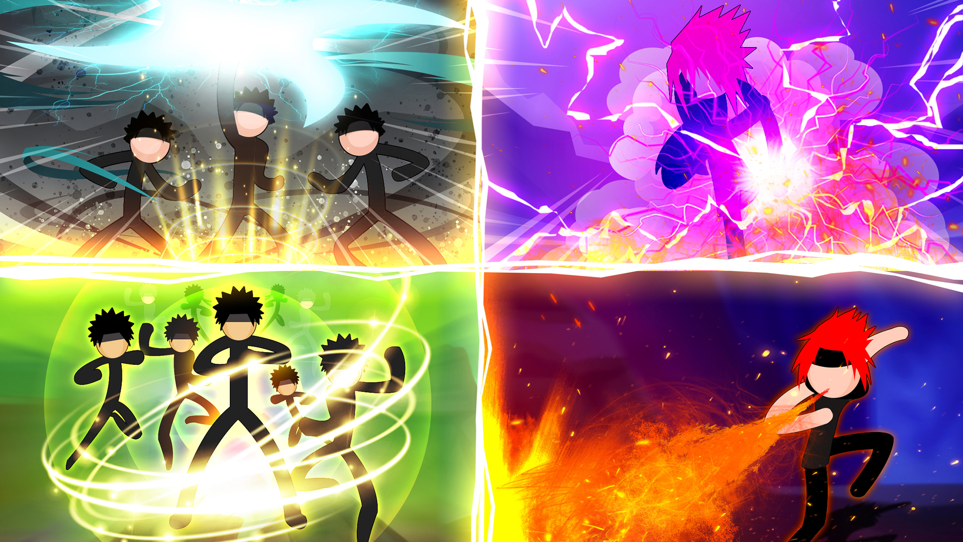 اسکرین شات 1 بازی Ninja Stick Fight: Ultimate