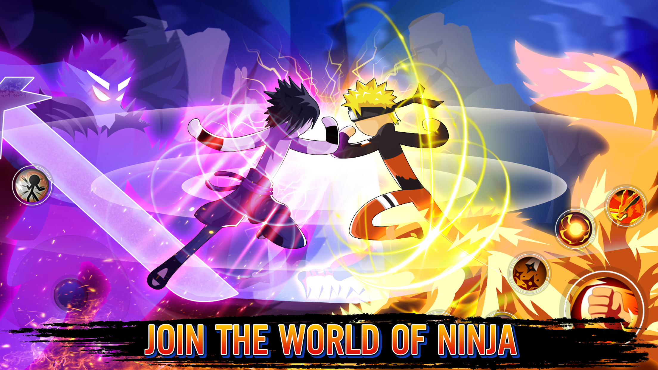 اسکرین شات 1 بازی Ninja Stickman Fight: Ultimate