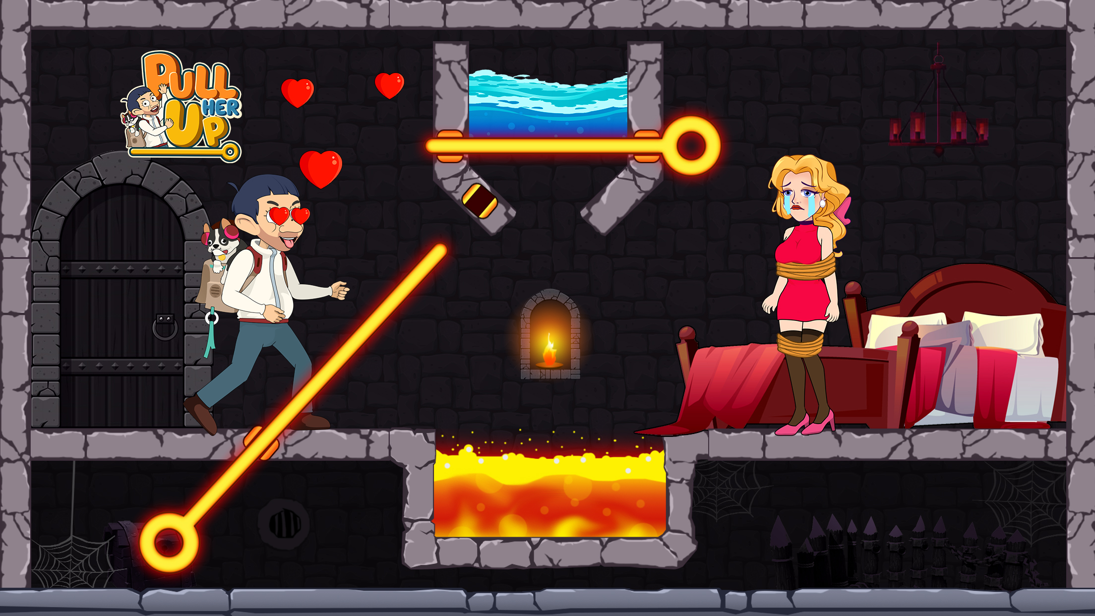 اسکرین شات 7 بازی Pull Pin Puzzle: Rescue Girl