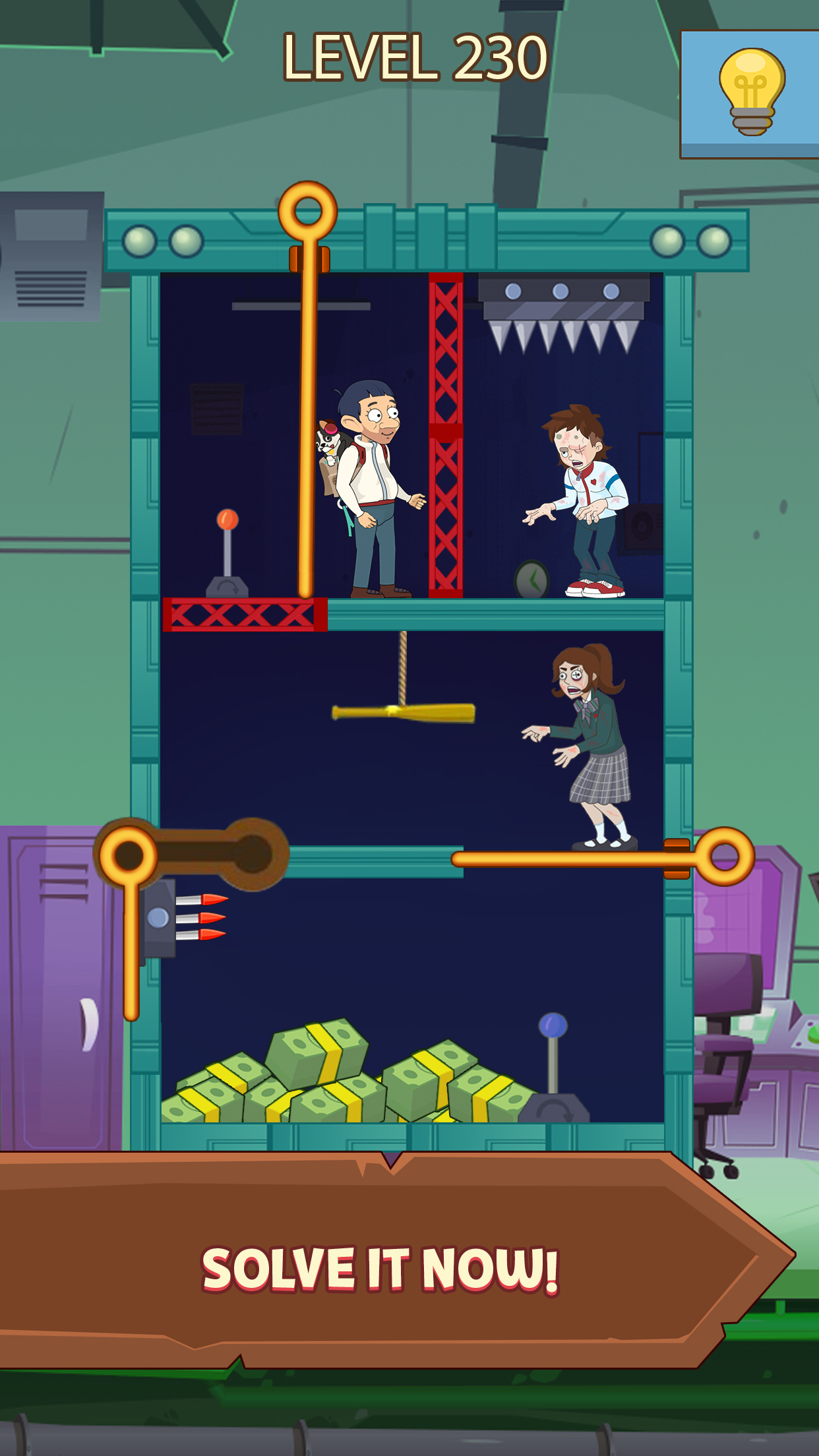 اسکرین شات 5 بازی Pull Pin Puzzle: Rescue Girl