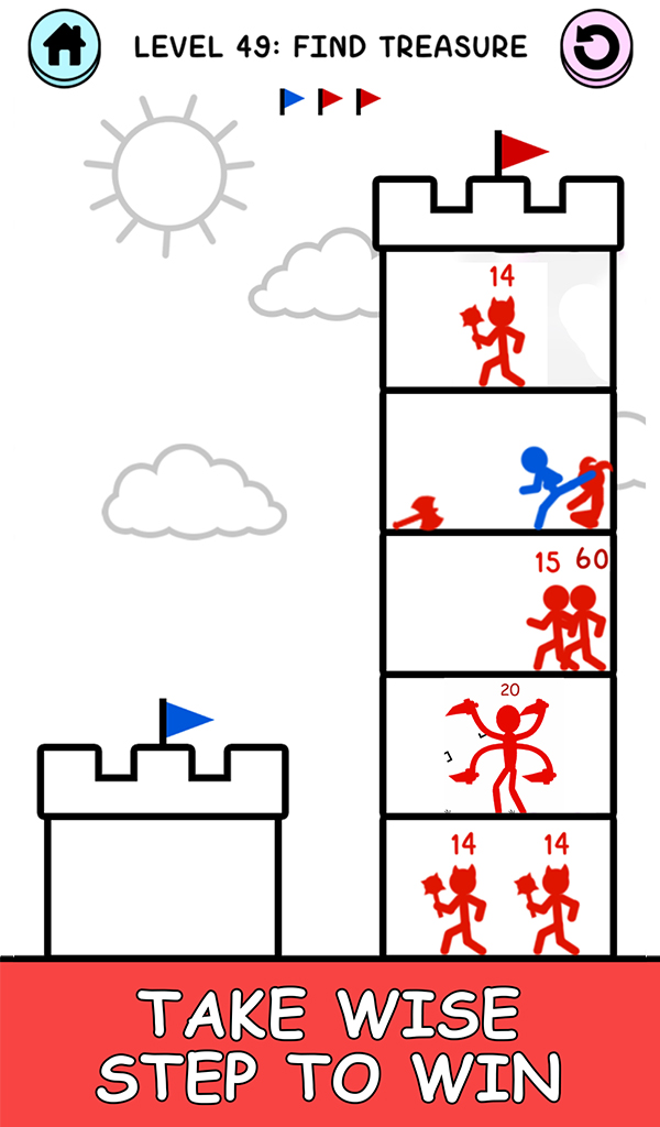 اسکرین شات 5 بازی Wugy Tower: Hero Castle War