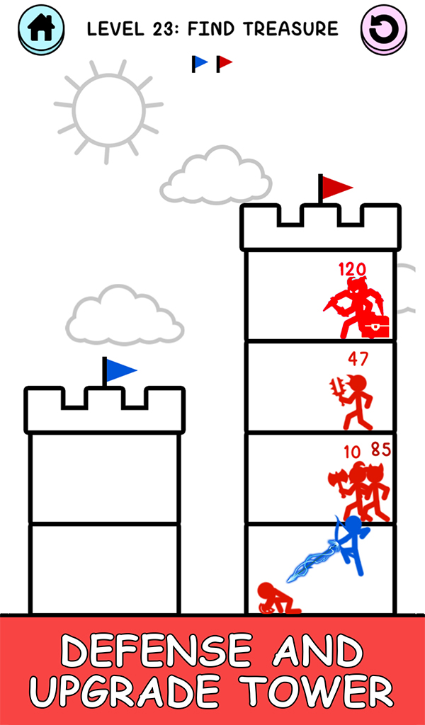 اسکرین شات 7 بازی Wugy Tower: Hero Castle War