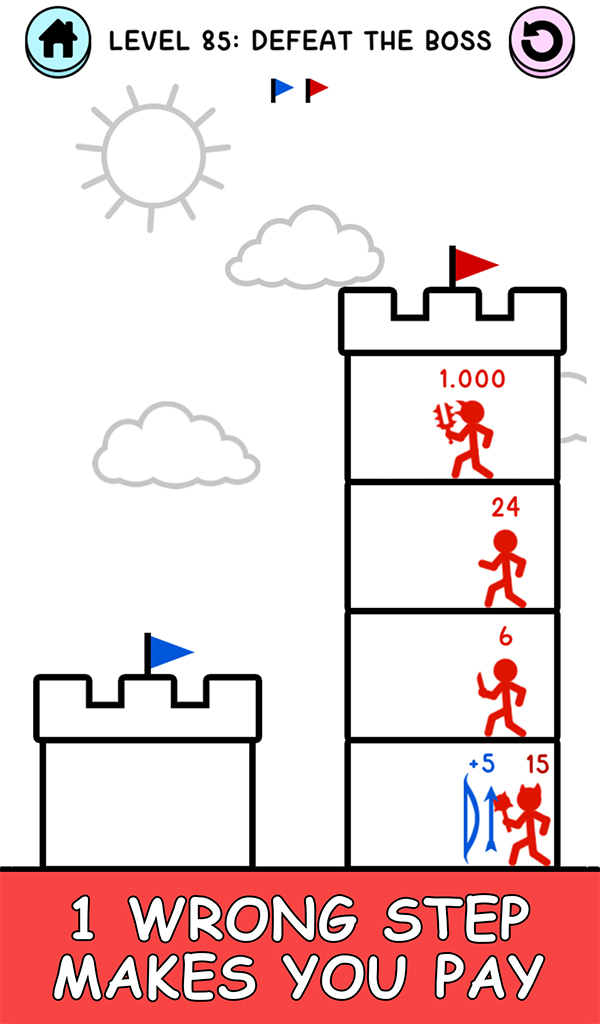 اسکرین شات 6 بازی Wugy Tower: Hero Castle War