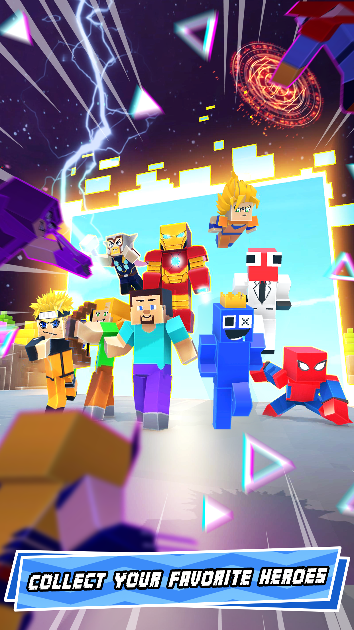 اسکرین شات 7 بازی Hero Craft 3D: Run & Battle